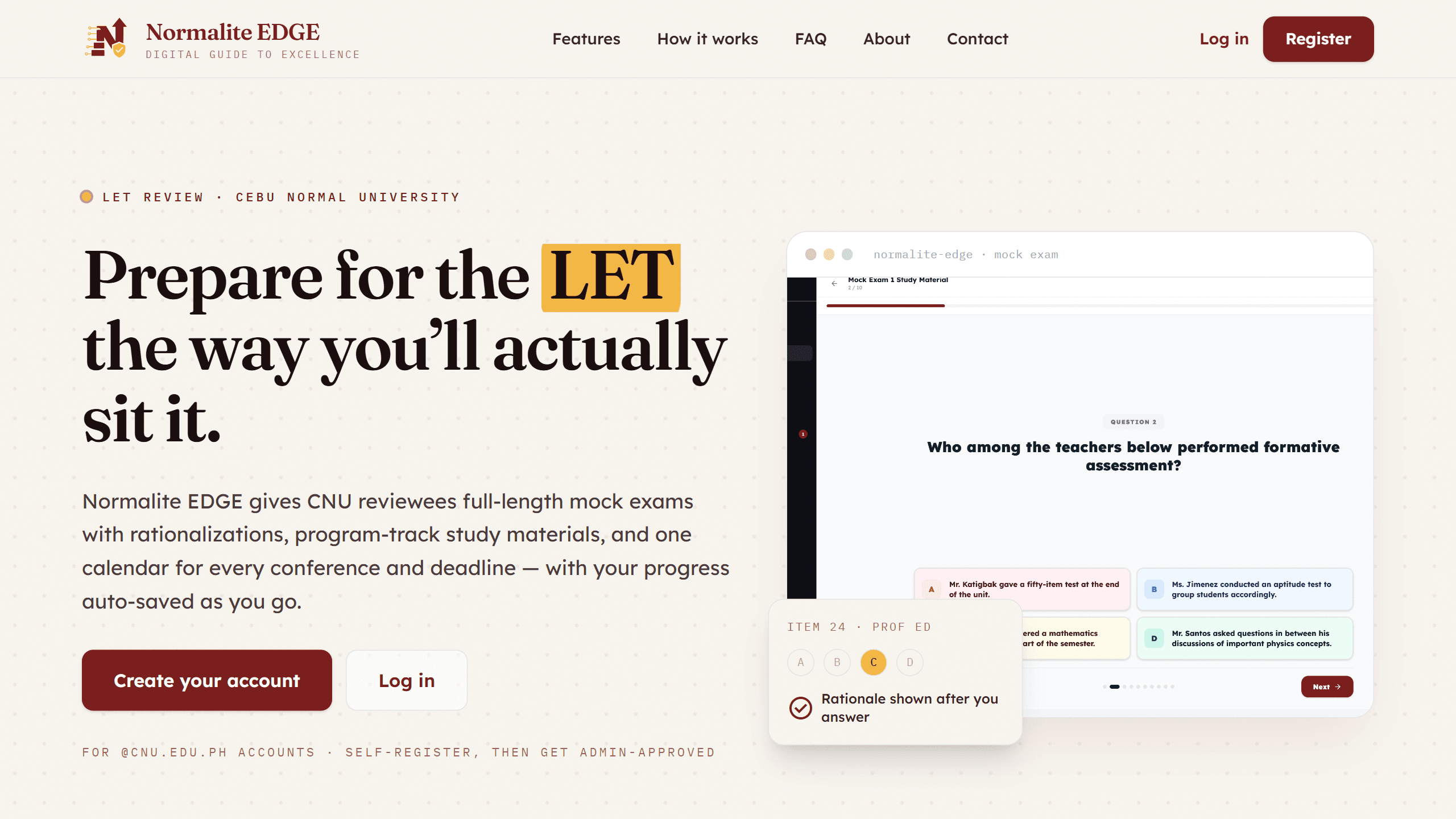 Normalite EDGE — Everyday Guide to Excellence